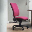 Senza extra high back operator chair with adjustable arms - Scuba Blue