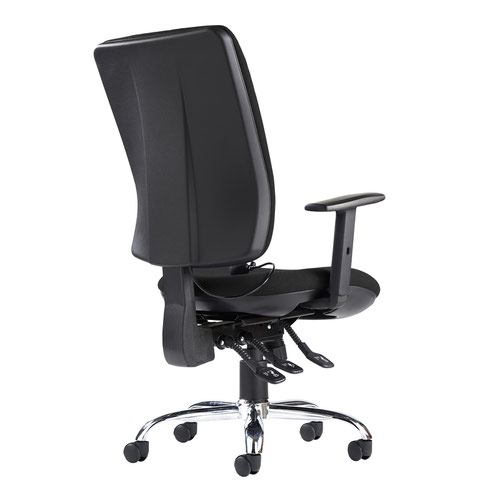 Senza ergo 24hr ergonomic asynchro task chair - black
