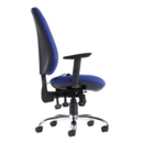 Senza ergo 24hr ergonomic asynchro task chair - blue