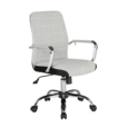 Tempo high back fabric operators chair with mesh trim - grey