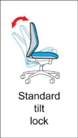 Tuscan mesh high back chair with head support - black