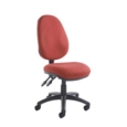Vantage 100 2 lever PCB operators chair with no arms - burgundy
