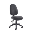 Vantage 100 2 lever PCB operators chair with no arms - charcoal