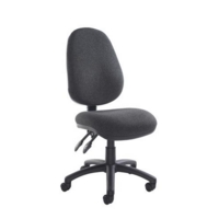 Vantage 100 2 lever PCB operators chair with no arms - charcoal