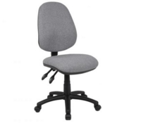 Vantage 100 2 lever PCB operators chair with no arms - grey