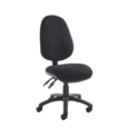 Vantage 100 2 lever PCB operators chair with no arms - black