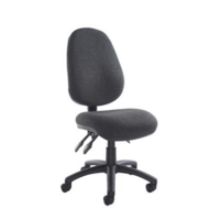 Vantage 200 3 lever asynchro operators chair with no arms - charcoal