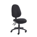 Vantage 200 3 lever asynchro operators chair with no arms - black