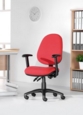 Vantage 200 3 lever asynchro operators chair with no arms - red