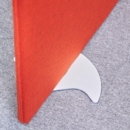 Vibe designer floor standing screen feet (pair) - white