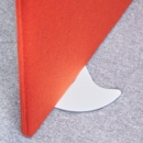 Vibe designer floor standing screen feet (pair) - white