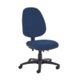 Jota high back PCB operator chair with no arms - Costa Blue