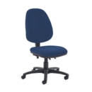 Jota high back PCB operator chair with no arms - Costa Blue