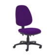 Jota high back PCB operator chair with no arms - Tarot Purple