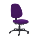 Jota high back PCB operator chair with no arms - Tarot Purple