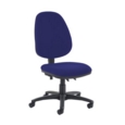 Jota high back PCB operator chair with no arms - Ocean Blue