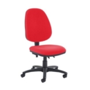 Jota high back PCB operator chair with no arms - Belize Red