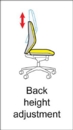Jota high back PCB operator chair with no arms - Madura Green