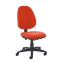 Jota high back PCB operator chair with no arms - Tortuga Orange