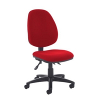 Jota high back asynchro operators chair with no arms - Panama Red