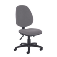 Jota high back asynchro operators chair with no arms - Blizzard Grey