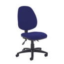 Jota high back asynchro operators chair with no arms - Ocean Blue