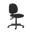 Jota medium back PCB operators chair with no arms - Havana Black