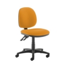 Jota medium back PCB operators chair with no arms - Solano Yellow