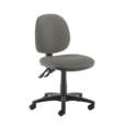 Jota medium back PCB operators chair with no arms - Slip Grey