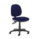 Jota medium back PCB operators chair with no arms - Ocean Blue