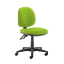 Jota medium back PCB operators chair with no arms - Madura Green