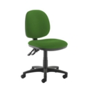 Jota medium back PCB operators chair with no arms - Lombok Green