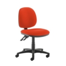 Jota medium back PCB operators chair with no arms - Tortuga Orange