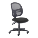Jota Mesh medium back operators chair with no arms - black