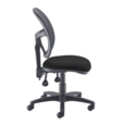 Jota Mesh medium back operators chair with no arms - black