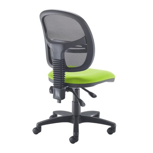 Jota Mesh medium back operators chair with no arms - green