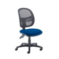 Jota Mesh medium back operators chair with no arms - Curacao Blue