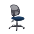 Jota Mesh medium back operators chair with no arms - Costa Blue