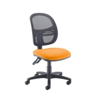 Jota Mesh medium back operators chair with no arms - Solano Yellow