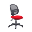 Jota Mesh medium back operators chair with no arms - Panama Red