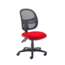 Jota Mesh medium back operators chair with no arms - Panama Red