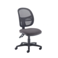 Jota Mesh medium back operators chair with no arms - Blizzard Grey
