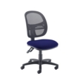 Jota Mesh medium back operators chair with no arms - Ocean Blue