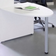Welcome reception unit D-end extension 1000mm x 888mm - beech
