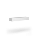 Wooden planter 1600mm wide to fit on side-by-side wooden lockers - white