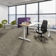 Zeus medium back 24hr task chair - black faux leather