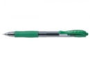 Pilot G-207 Retractable Gel Rollerball Pen 0.7mm Tip 0.39mm Line Green (Pack 12)