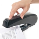 Rapesco Eco X5-90ps Heavy Duty Stapler Power Assisted Plastic 90 Sheet Black