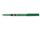 Pilot V7 Hi-Tecpoint Liquid Ink Rollerball Pen 0.7mm Tip 0.5mm Line Green (Pack 12)