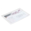 Rapesco Popper Wallet Polypropylene Foolscap Transparent Clear (Pack 5)